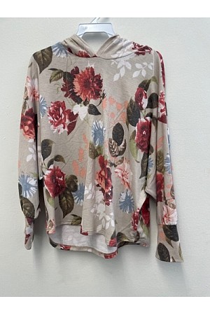 Kids size floral hoodie 